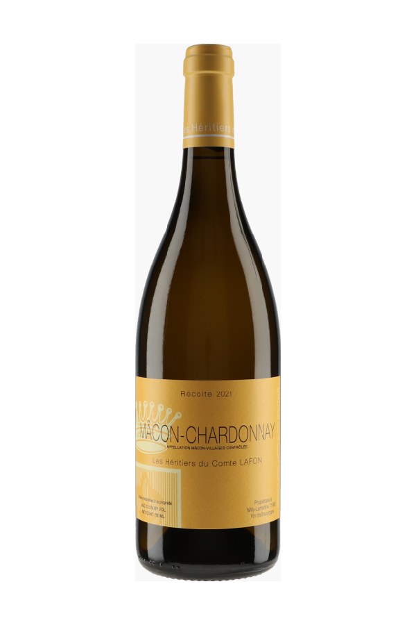 Bottle of Heritiers Comte Lafon Macon Chardonnay 2021