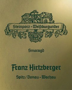 Bottle of Hirtzberger Weissburgunder Steinporz 2011