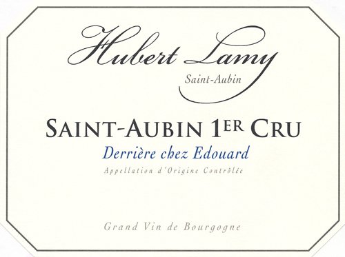 Bottle of Hubert Lamy Saint Aubin Rouge 1er Cru Derriere chez Edouard 2013