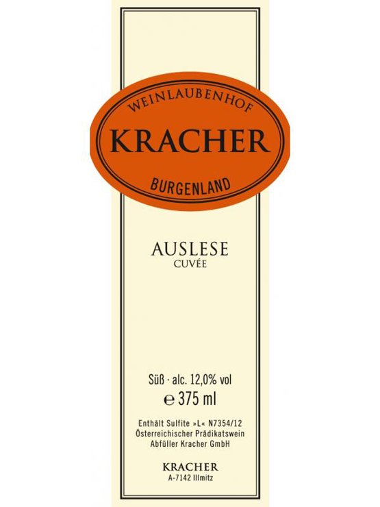Bottle of Kracher Gerhard Kracher Cuvee Auslese 2023