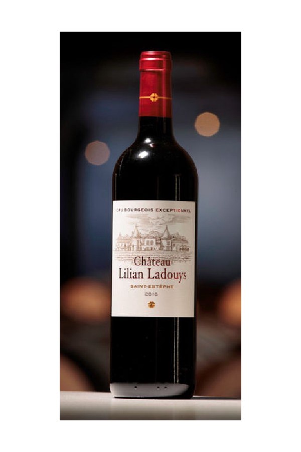 Bottle of Ladouys Château Lilian Ladouys Saint Estephe 2018