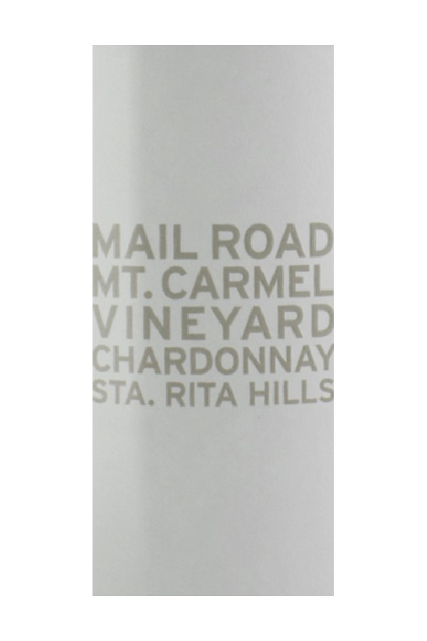 Bottle of Mail Road Wines Chardonnay Mount Carmel Vineyard Santa Rita Hills 2021