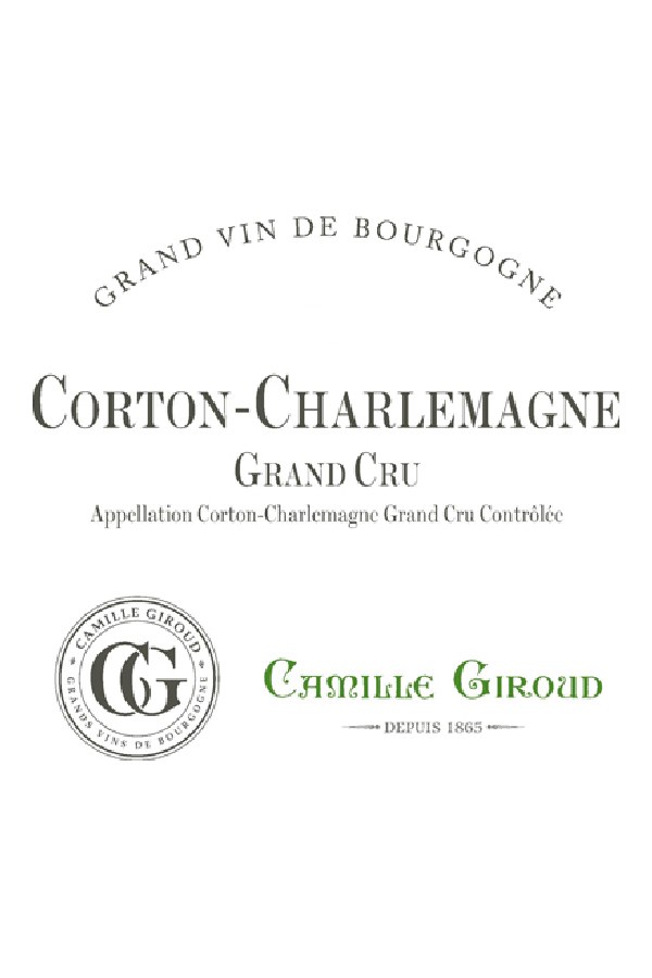 Bottle of Camille Giroud Maison Camille Giroud Corton Charlemagne Grand Cru 2021