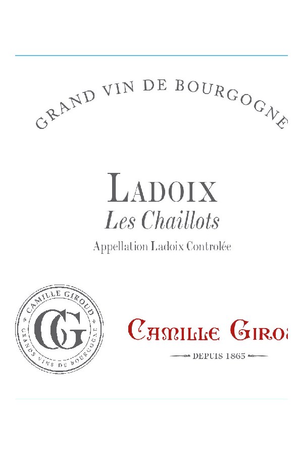 Bottle of Camille Giroud Maison Camille Giroud Ladoix les Chaillots 2022