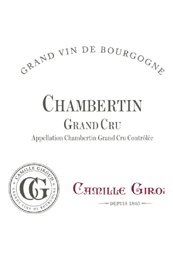 Bottle of Camille Giroud Maison Camille Giroud le Chambertin Grand Cru 2018