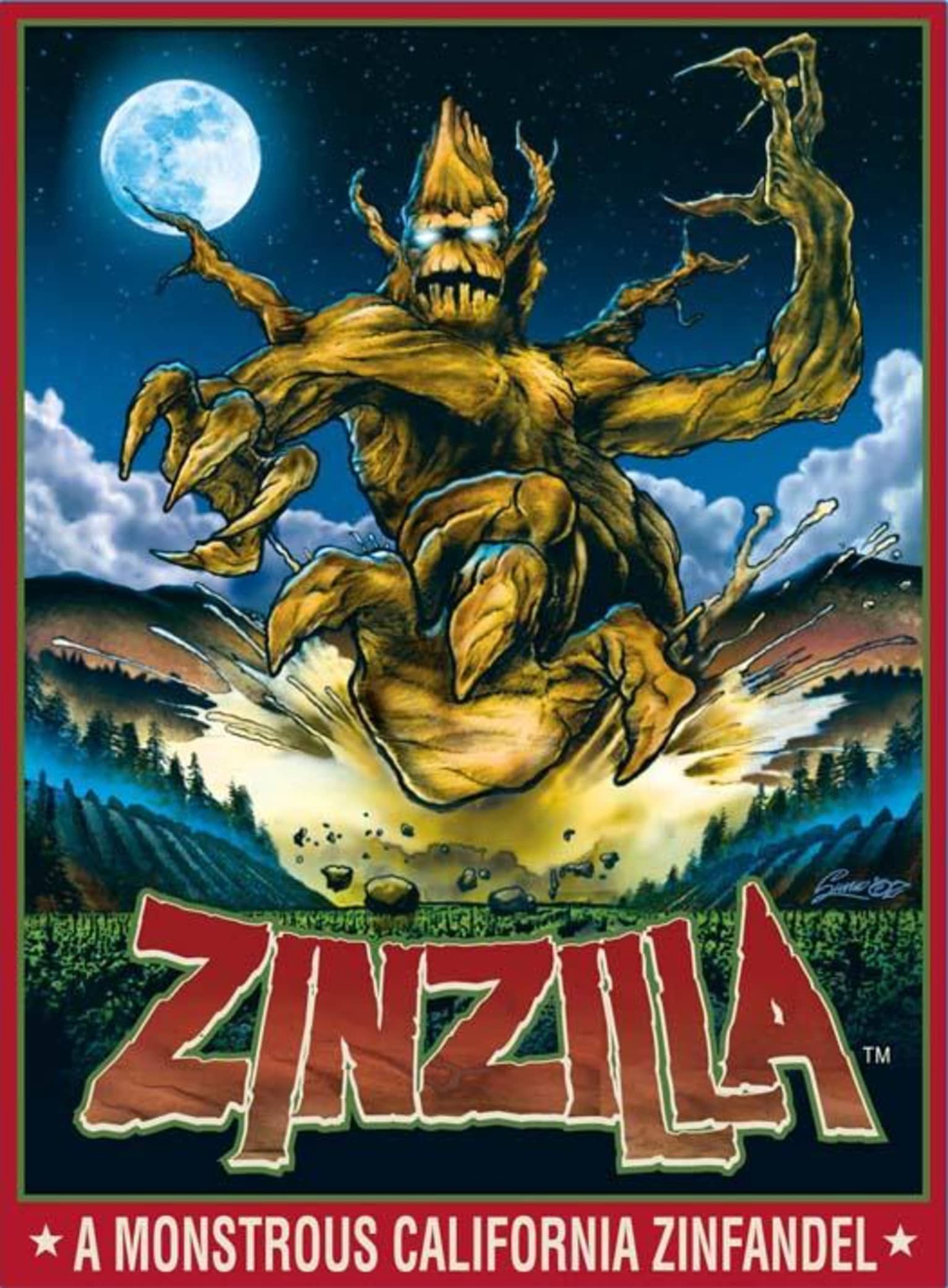 Bottle of Mcnab Ridge Zinzilla Zinfandel 2022