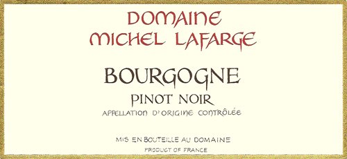 Bottle of Michel Bouzereau Domaine Michel Bouzereau Bourgogne Cote D'or Pinot Noir 2021