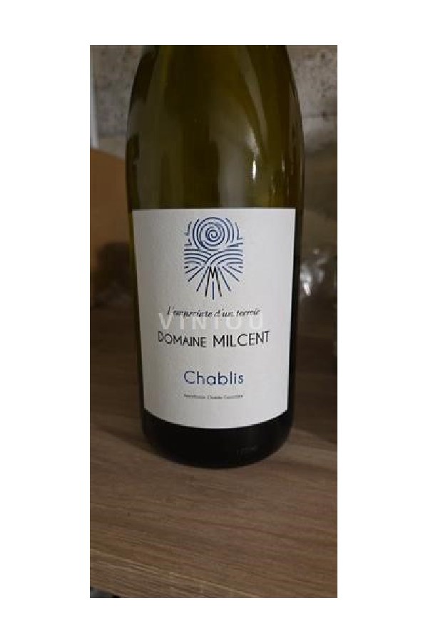 Bottle of Milcent Domaine Milcent Chablis 2022