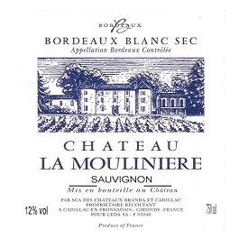 Bottle of Mouliniere La Mouliniere Bordeaux Blanc 2024