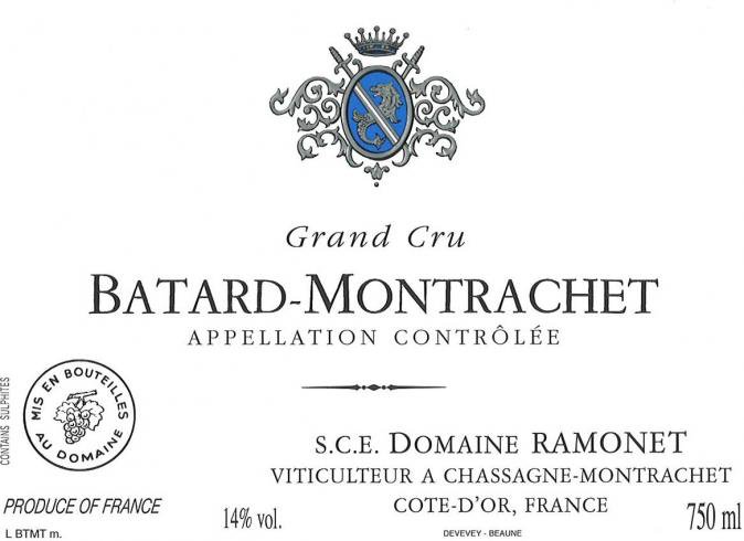 Bottle of Ramonet Jc Ramonet le Montrachet Grand Cru 2020