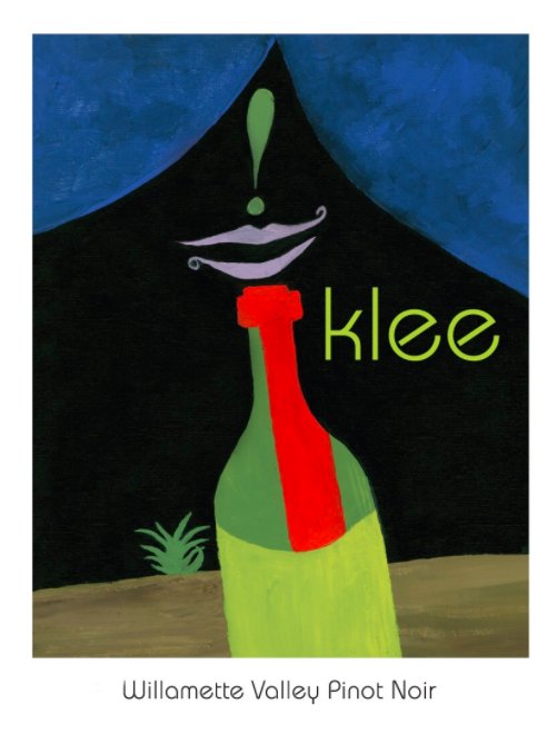 Bottle of Roots Klee Willamette Valley Pinot Noir Cans