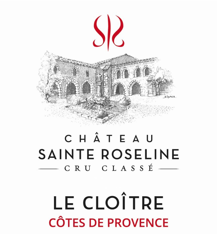 Bottle of Roseline Château Sainte Roseline Cotes de Provence Cru Classe Rose le Cloitre 2023
