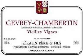 Bottle of Serafin Gevrey Chambertin 1er Cru les Fontenys 2004