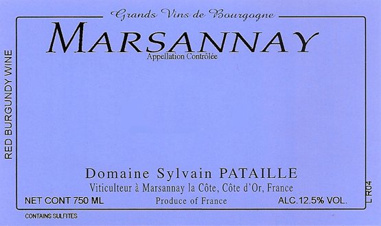 Bottle of Sylvain Langoureau Domaine Sylvain Pataille Marsannay Chardonnay Rose 2021
