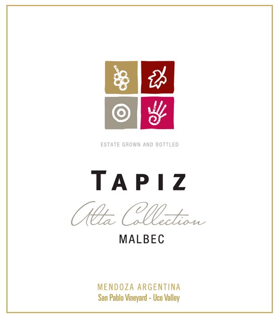 Bottle of Tapiz Alta Collection Malbec 2021
