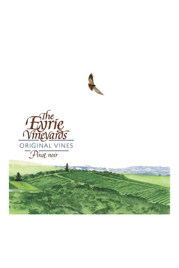 Bottle of Eyrie The Eyrie Vineyards Pinot Noir the Eyrie 2022